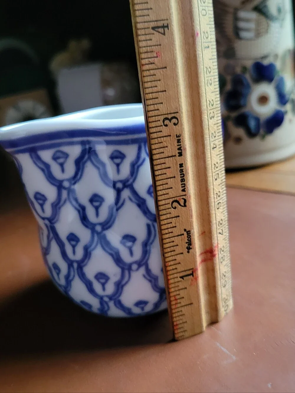 Nantucket Blue & White Creamer